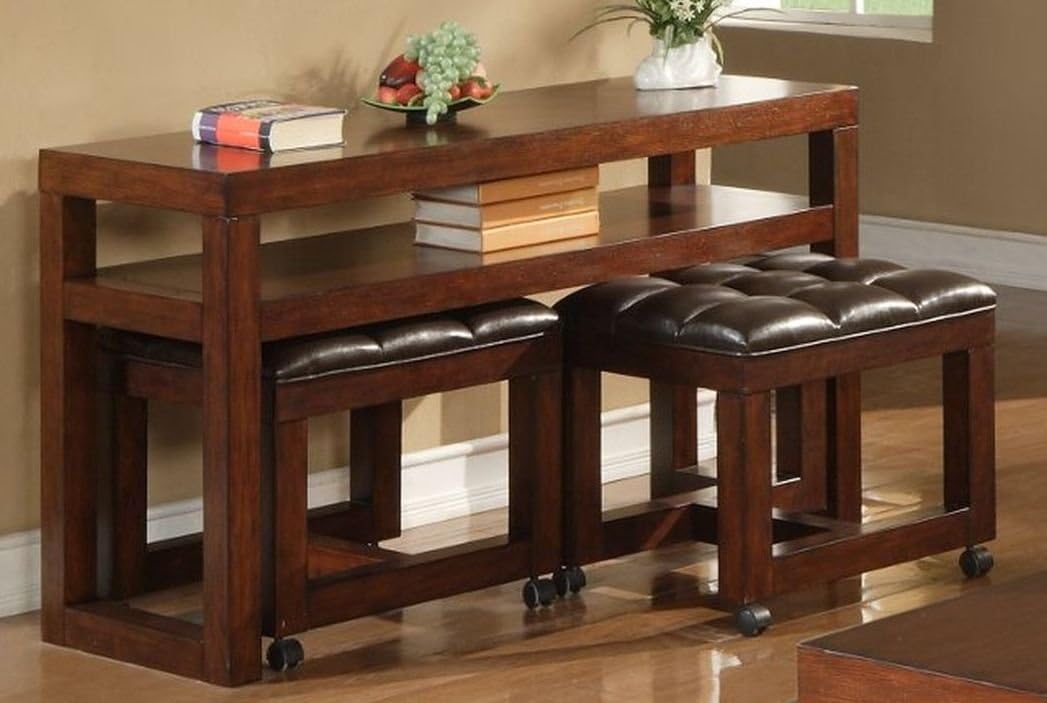 Sofa Table in Medium Brown Home & Kitchen