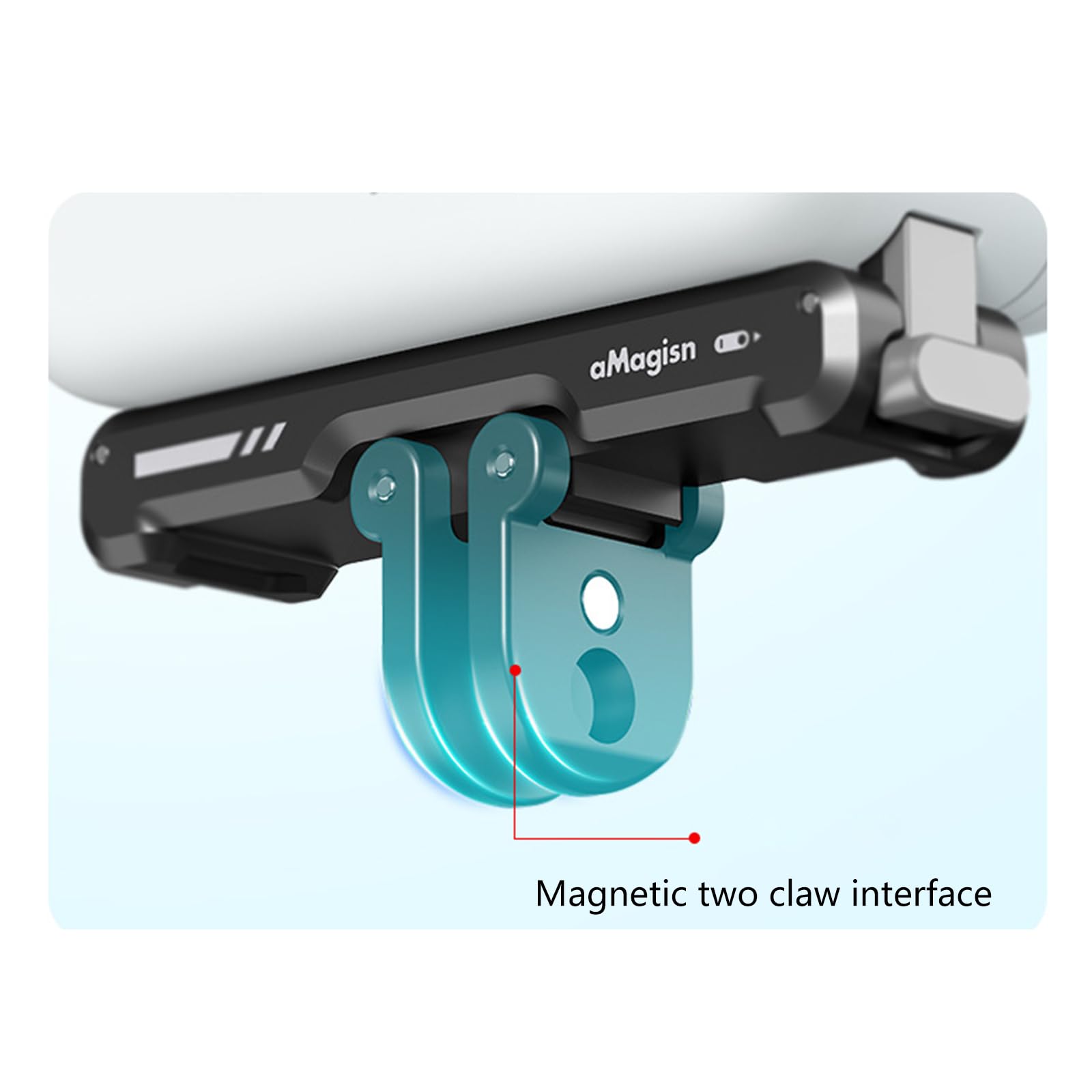 Soporte de montaje 360 GO 3 de liberación rápida de tornillo de 1/4 pulgadas adaptador de cámara deportiva, accesorios para trípode