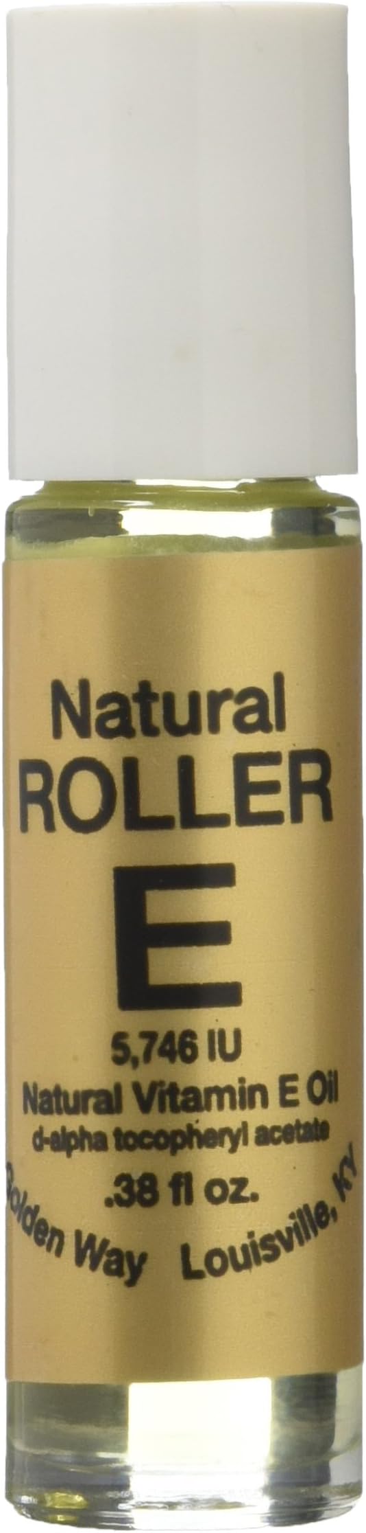 Golden Way Natural Vitamin E Roller, 0.38 Fluid Ounce