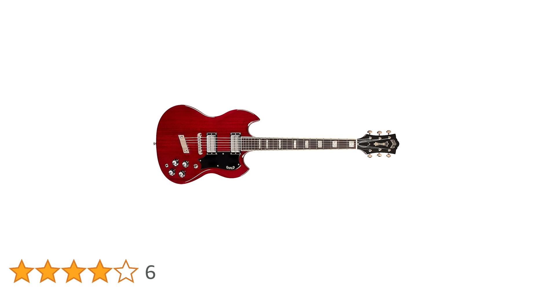 Amazon.co.jp: ギルド GUILD エレキギター チェリーレッド