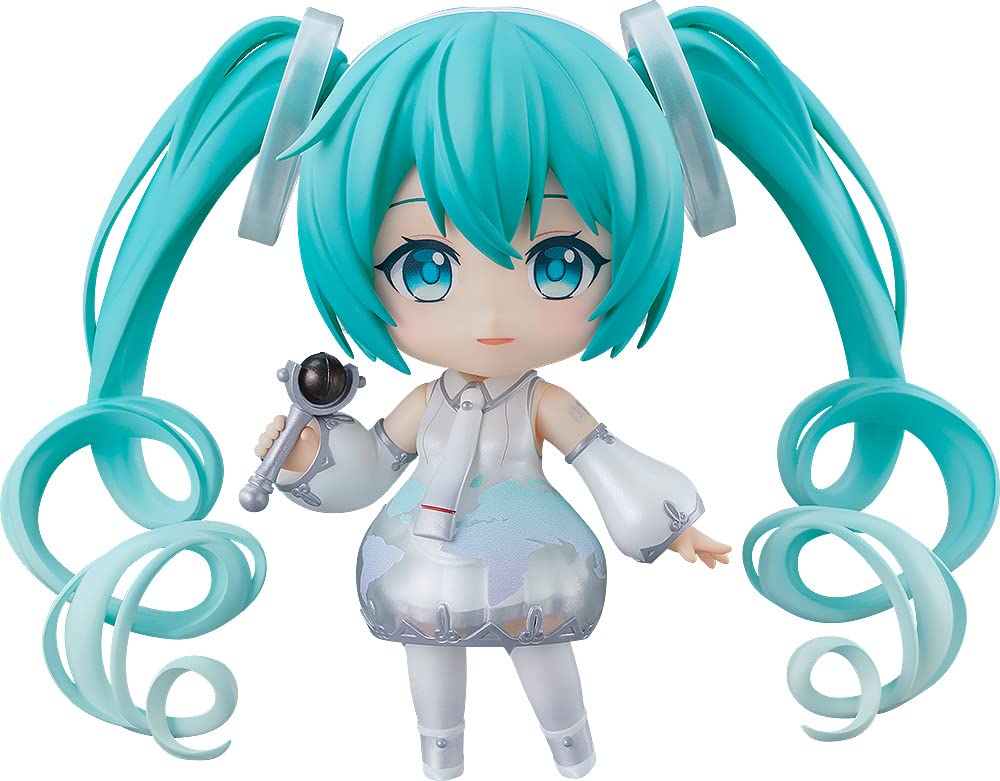 Good Smile Character Vocal Series 01: Hatsune Miku (Miku Expo 2021 Ver.) Nendoroid Action Figure, Multicolor