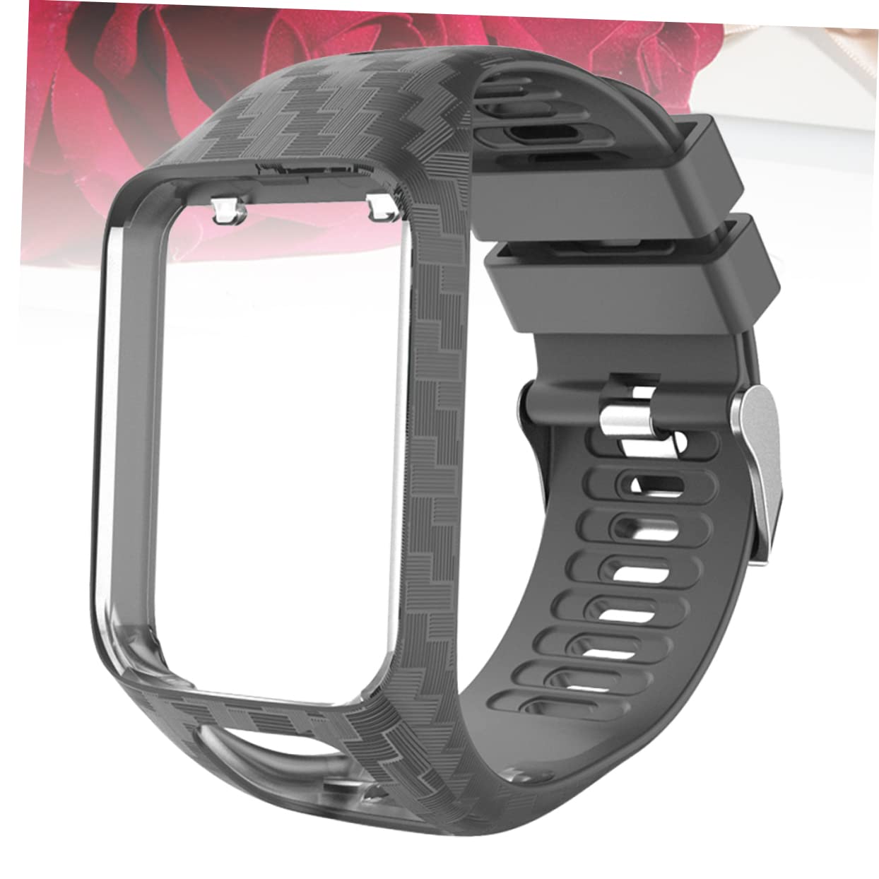Artibetter 2pièces Bracelet De Remplacement Silicone Sculpté Pour Montre Confortable Et Facile à Installer