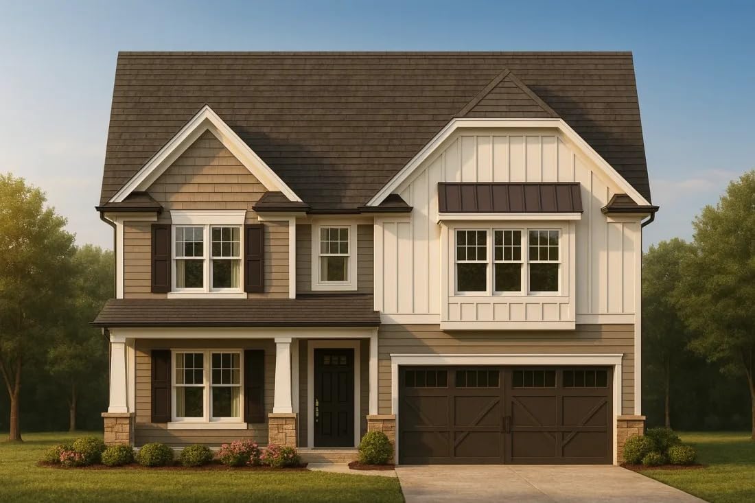 8-1276 House Plan - Modern Farmhouse Plan - 4-Bed, 3-Bath, 2,450 SF