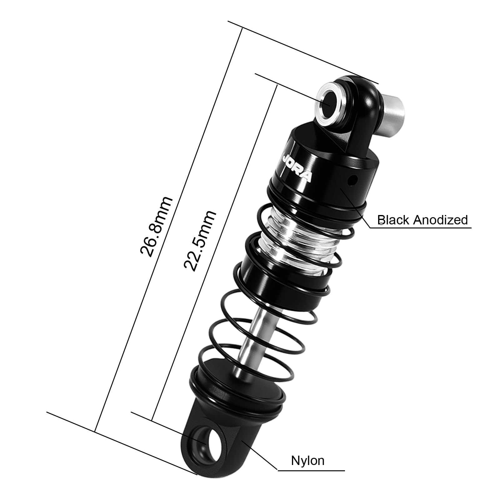 Amazon.com: INJORA Aluminum 23mm Oil Shocks for 1/30 Axial SCX30
