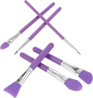 6pcs Silicone Facial Mask Brushes Set with Pl...