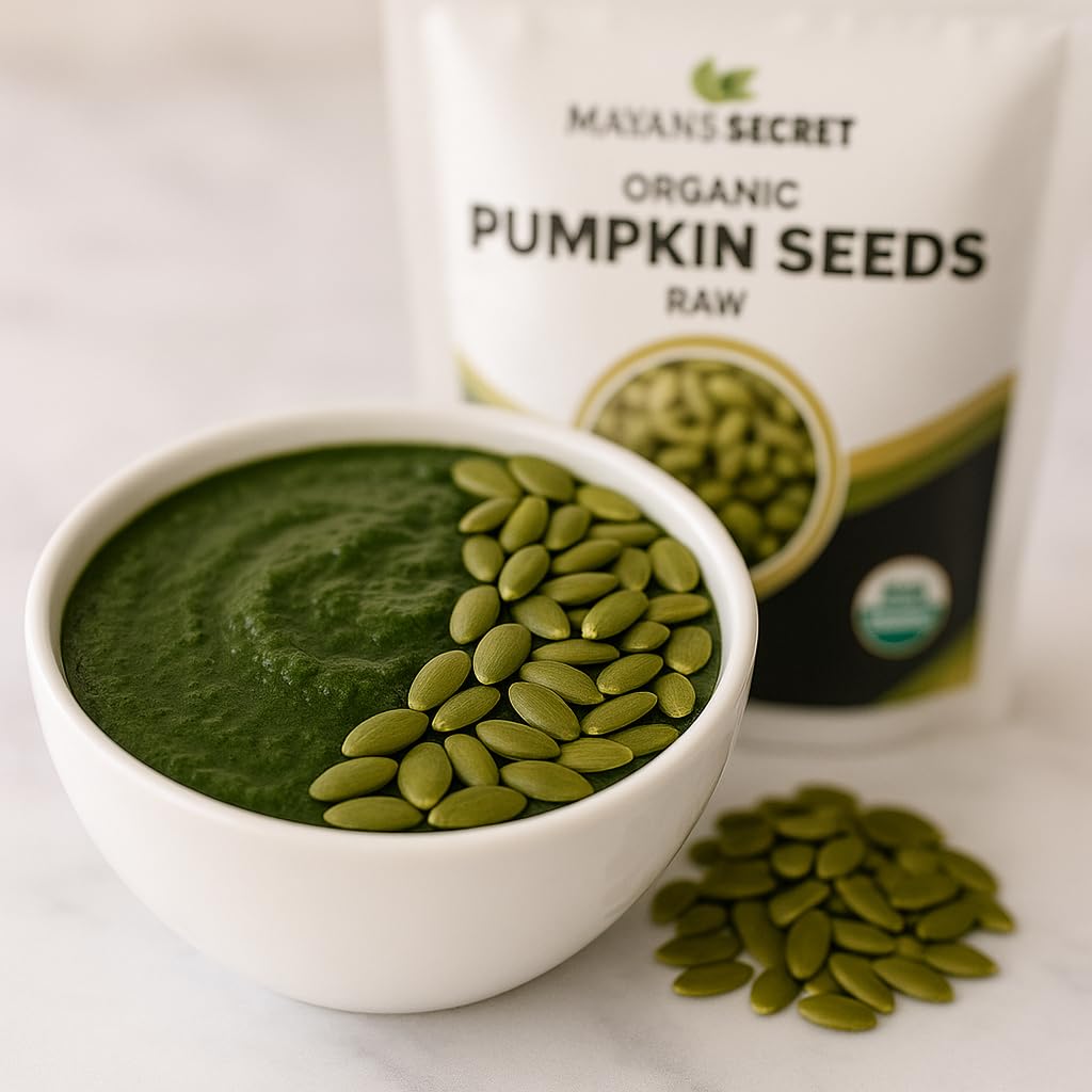 Mayan's Secret - Raw Pumpkin Seeds Organic, 2 Lbs - Premium Quality | Fresh | Unsalted
