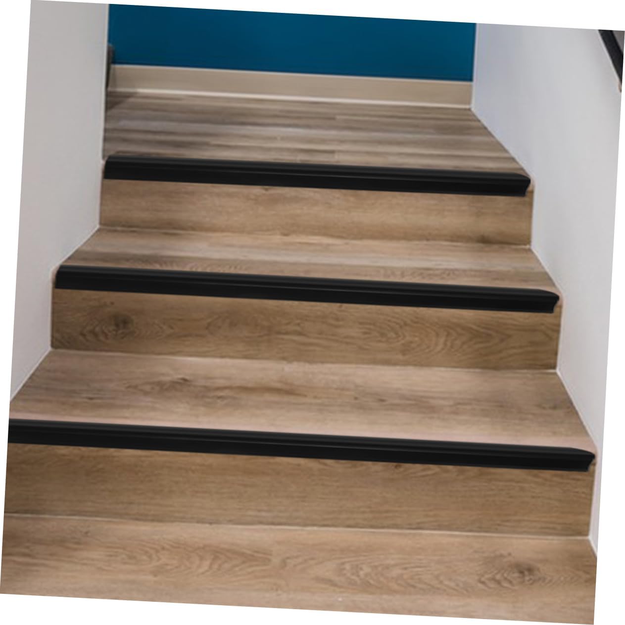 Black PVC Stair Edging Grip Tape 1 Roll for Outdoor Steps