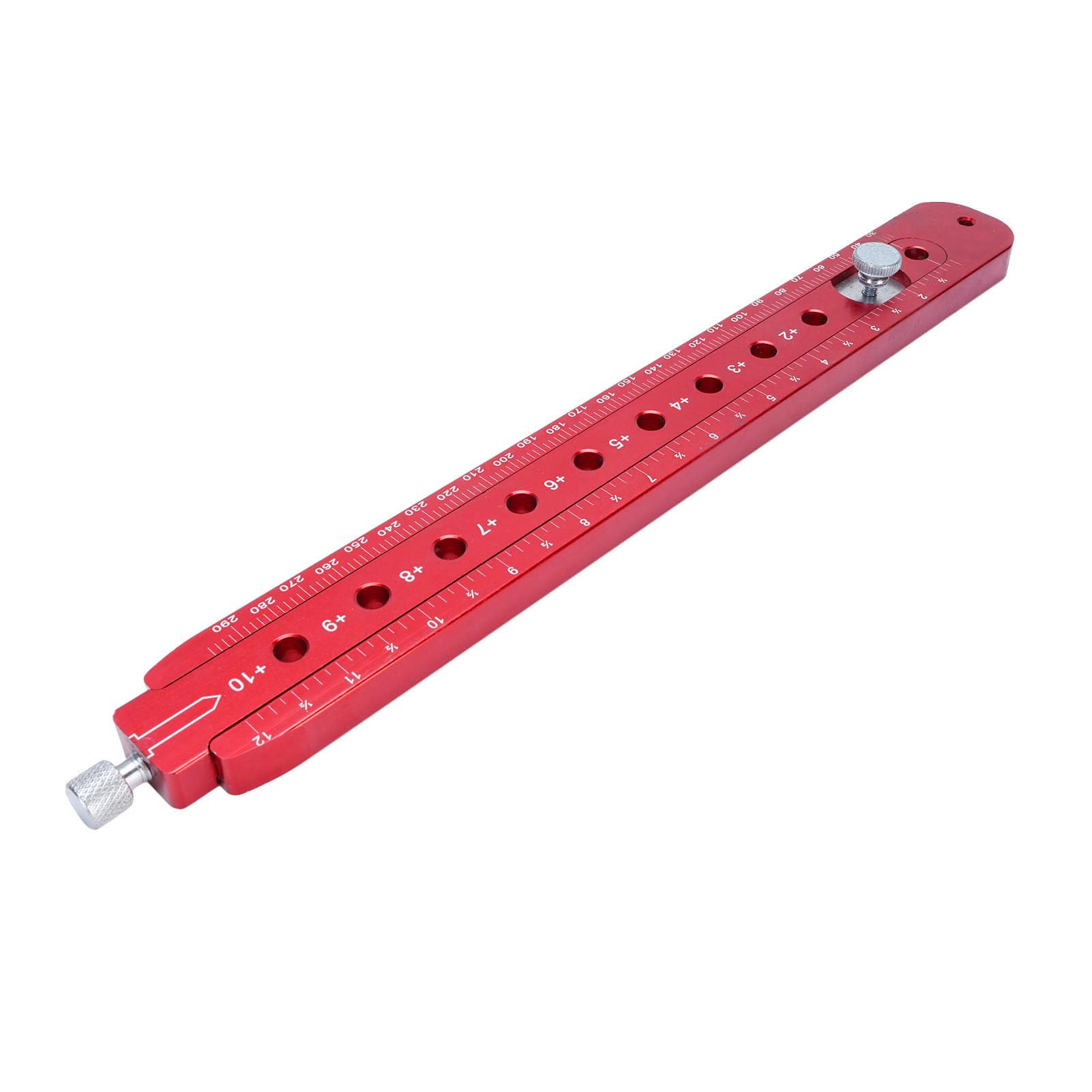 ANGGREK Compas pour Travail du Bois 300 mm en Alliage d'Aluminium avec Échelles Métriques et Impériales Idéal pour Design Décoratif