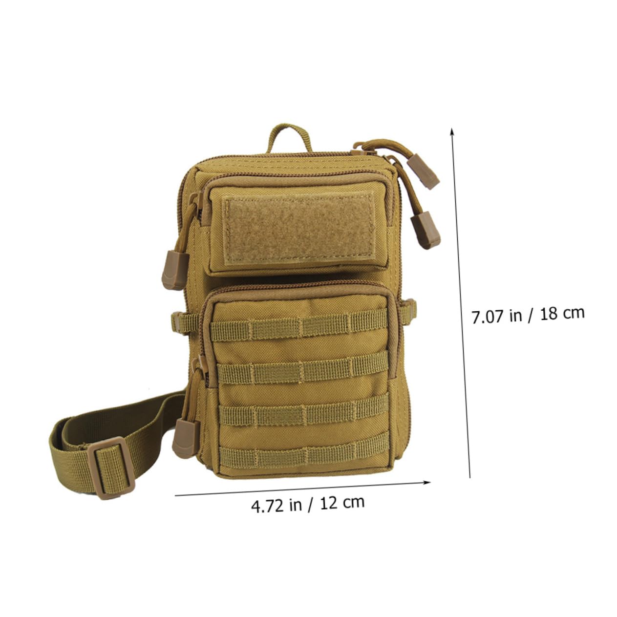 GOOHOCHY First Aid Pouch 3P Modular Outdoor Medicine Bag for Camping and Hiking with Shoulder Strap Emergency Medical Kit Accessory Bag