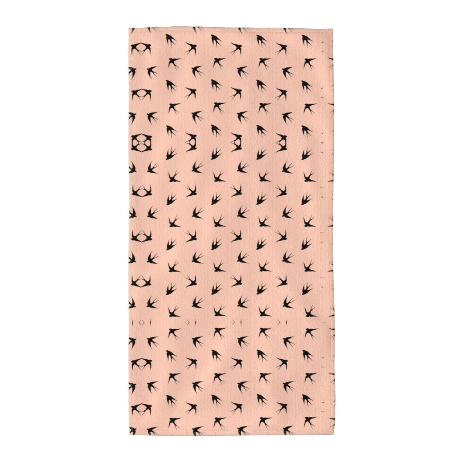 SDEGTHO Cartoon Bird Fashion Printed Bath Towel High Water Absorption For Hiking Trip