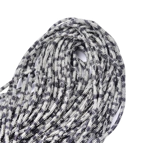 DAJGRHE 6mm Glass Crystal Cord Rhinestone Rope Colorful Tube Trim