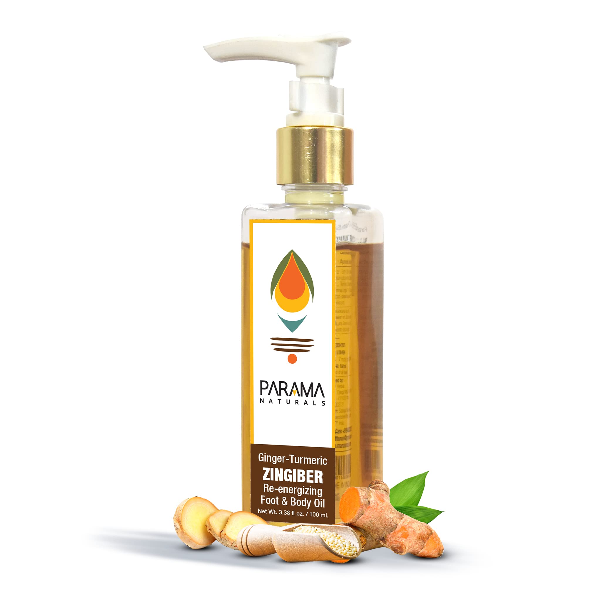 Parama Naturals Zingiber Ayurvedic Foot & Body Massage Oil, 100ml | Ginger Oil| (B08MQQWTQR) Amazon Price History, Amazon Price Tracker