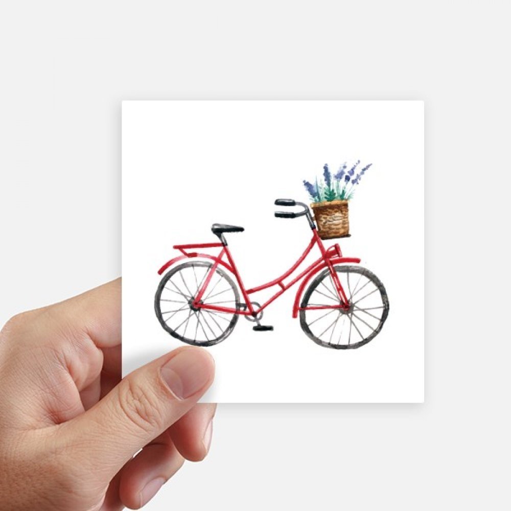 Autocollant vélo fleur de lavande aquarelle 10cm sticker mural et déco pc portable moto