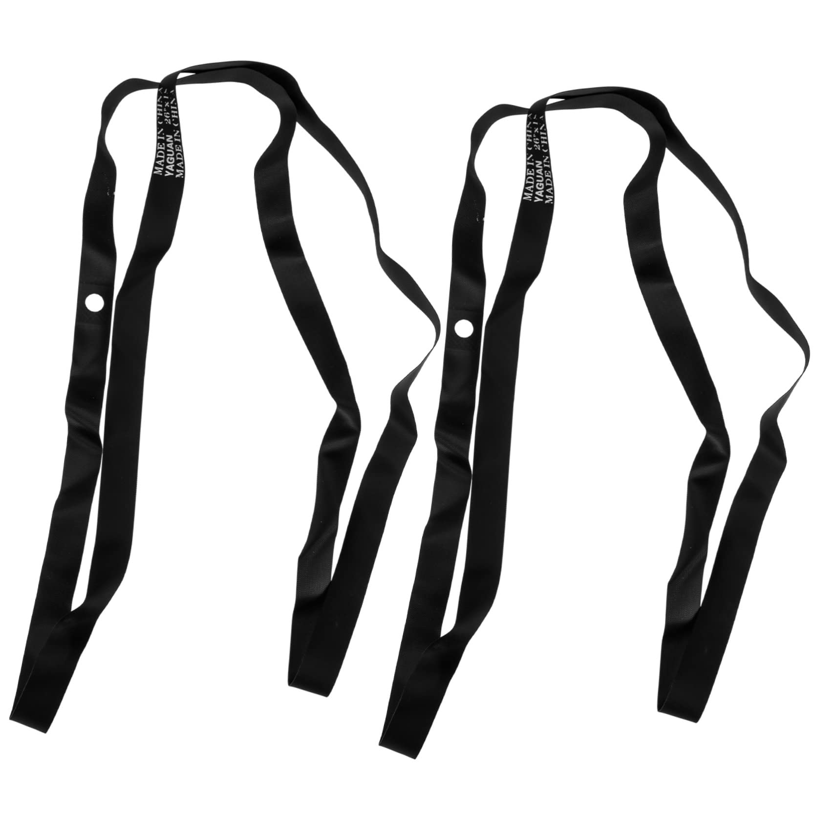 Mikikit 2Pcs Bike Rim Tape Durable PVC Inner Tire Liner Scratched Bicycle Rim Strip Tube Protection Easy Installation for Mountain and Road Bikes