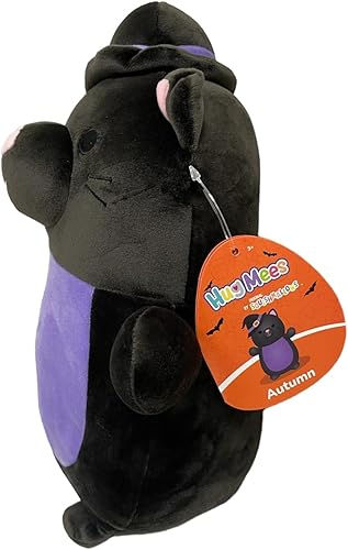 Miniatura 4 de Squishmallows Juguete oficial de KellyToy de 10 pulgadas Hug Mees para Halloween 2023 (otoño del gato negro)