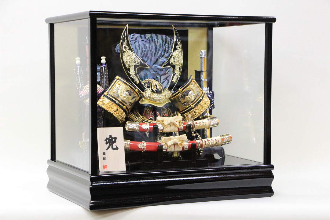 五月人形 兜ケース入り 景虎 195it1016