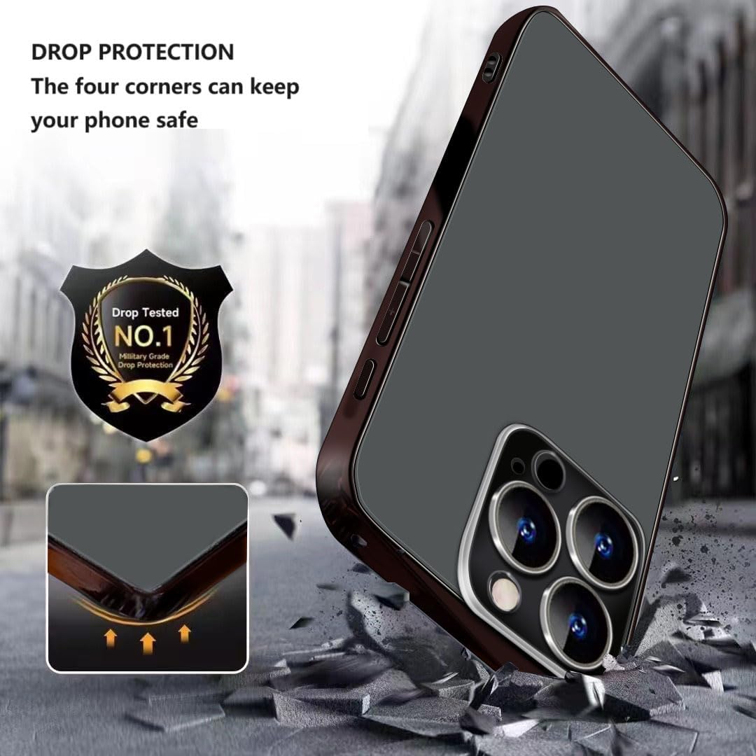 for iPhone 16 Pro Max Case-Heavy Duty Rugged Shockproof Military Grade Protection with Full Camera Lens Design,Durable Protector Phone,Black - Image 2