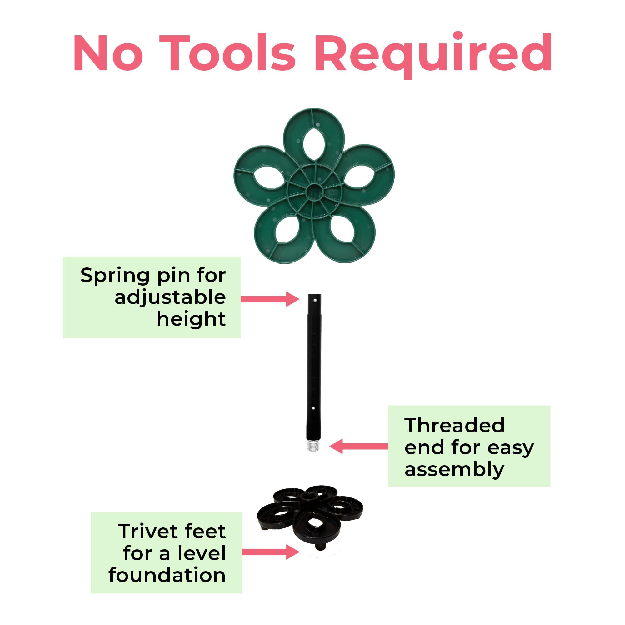 Snapklik.com : Lift Kit Planter Insert Short Tapered Plant Riser Fill ...