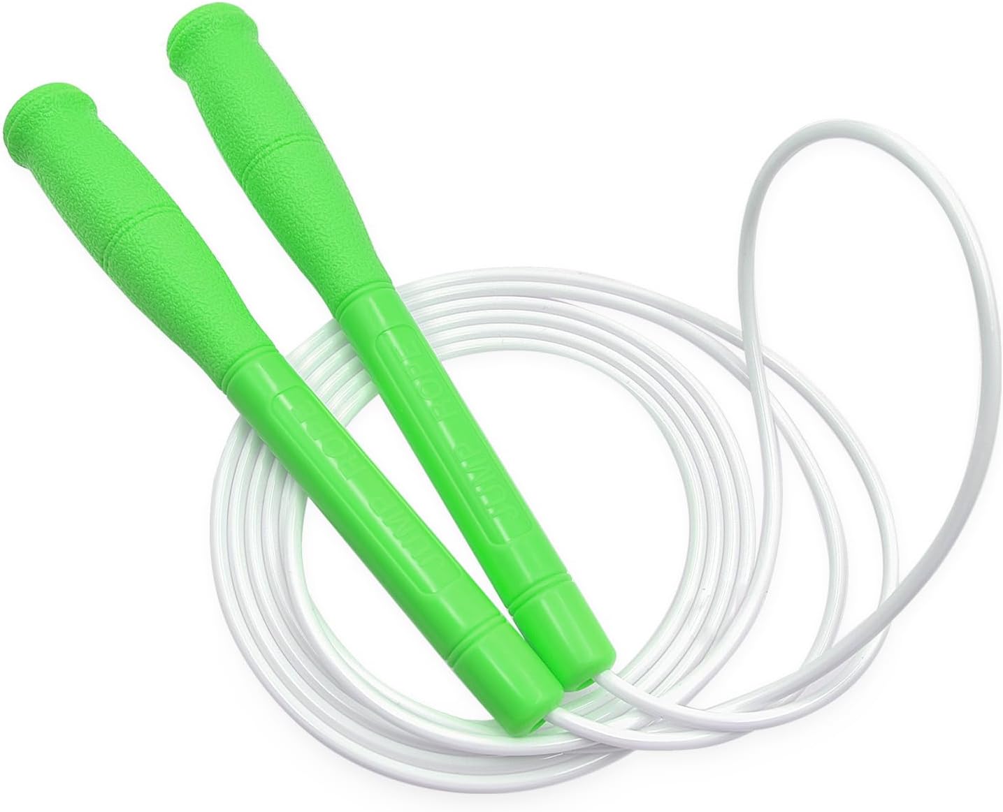 Jump Rope For Kids & Adults，4mm TPU Ropes For Speed Jump Rope,Double Unders, Long Handles & Tangle-Free,9.19FT Adjustable Lightweight Skipping Rope For School,Boys,Girls,Teens,Women,Men,Exercise Activity,Outdoor Fitness (Green)