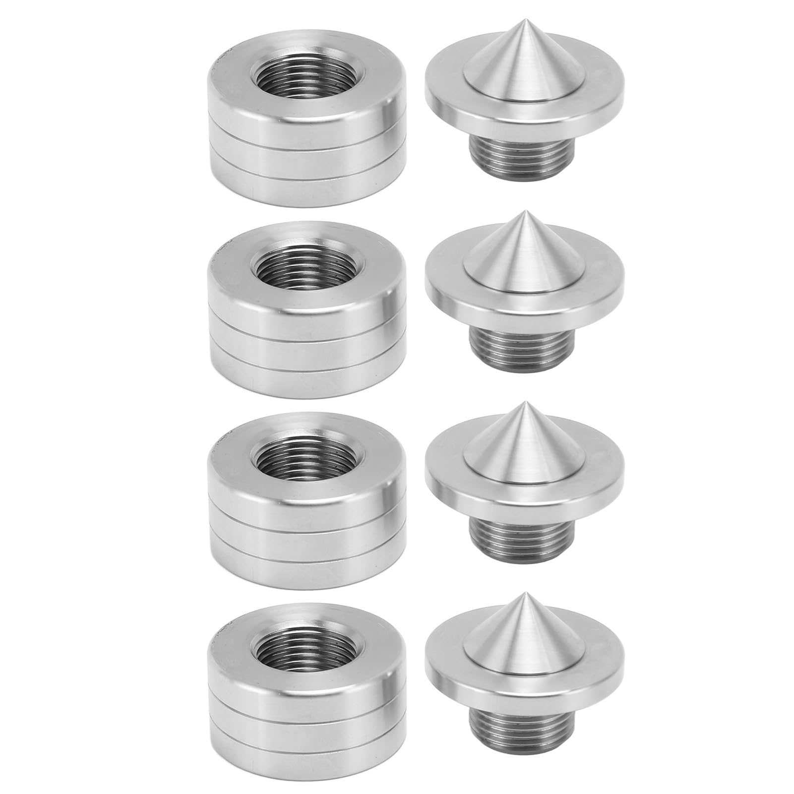 4 Pezzi Punte di Isolamento per Altoparlanti HiFi, Piedini di Supporto Isolanti Audio Ammortizzatori Punte di Isolamento per Altoparlanti per Giradischi Subwoofer