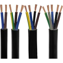 1pcs 5M H05VV-F PVC Sheathed Cable 2-5 Core 18-13AWG Copper Electric Wire3 cores,15AWG 1.5MM