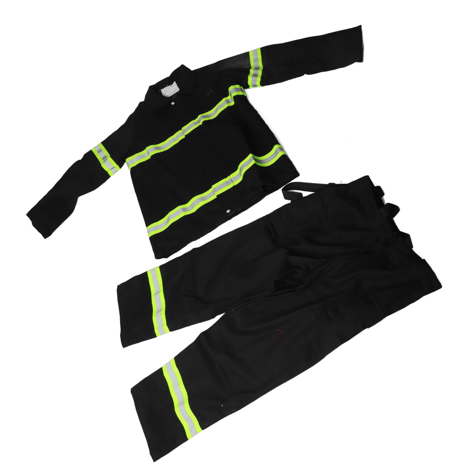 Topiky Conjunto de Ropa de Trabajo Ignífuga de 5 Piezas con Cinta Reflectante Ropa de Seguridad de Alta Visibilidad Traje de Aislamiento Térmico Azul Marino Equipo Industrial Resistente Al Fuego