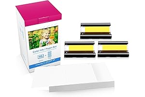 Compatible Canon Selphy CP1500 Ink and Paper Set