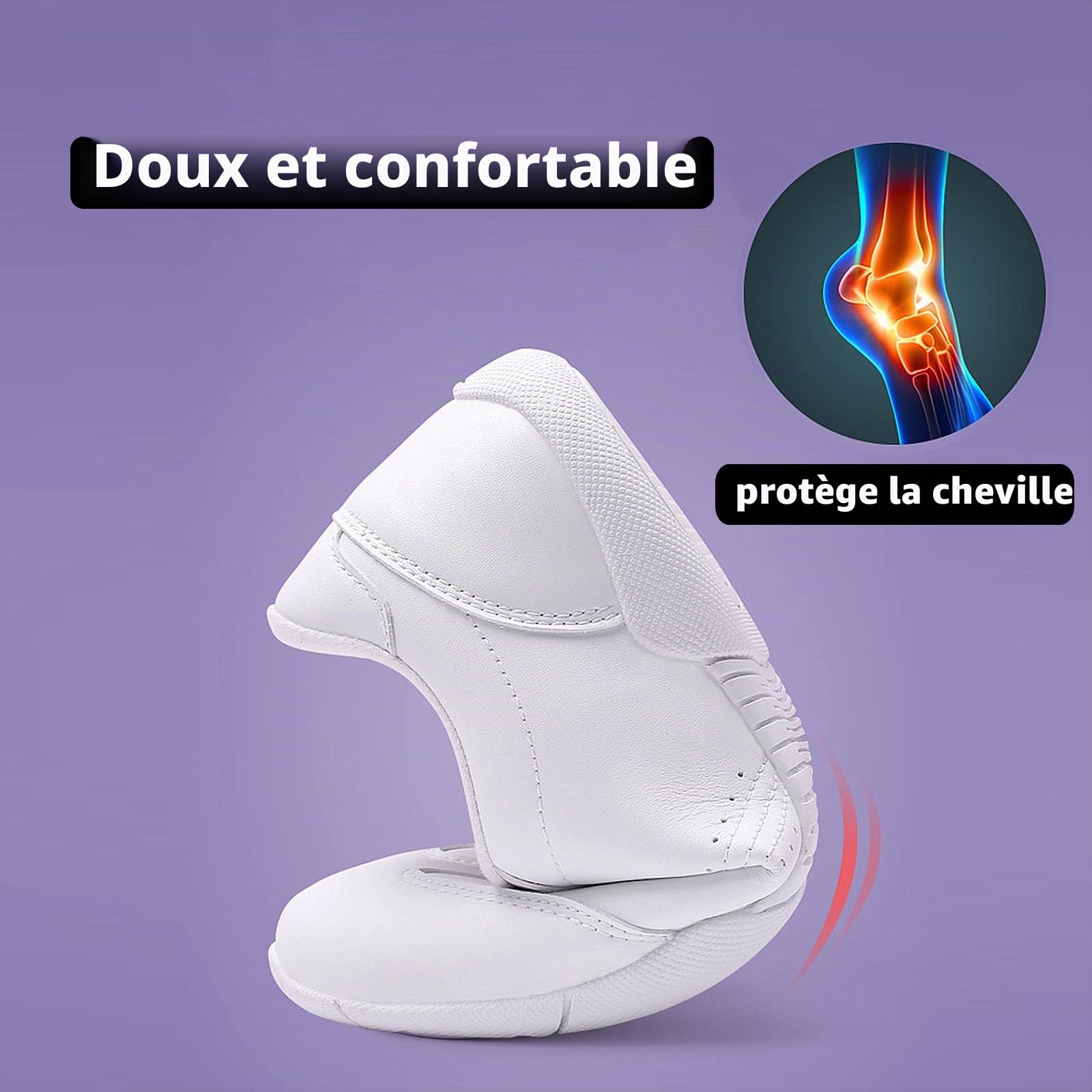 Chaussure de Cheerleading pour Femmes Fille Légères Mode Chaussures de Pom-Pom Chaussures de Danse Gymnastique