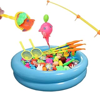 Topwon 23.6" Inflatable Swimming Pool - Fishing Game Pond, Kids Sand Tray, Dog Pool, BBQ Cooler for Outdoor Fun