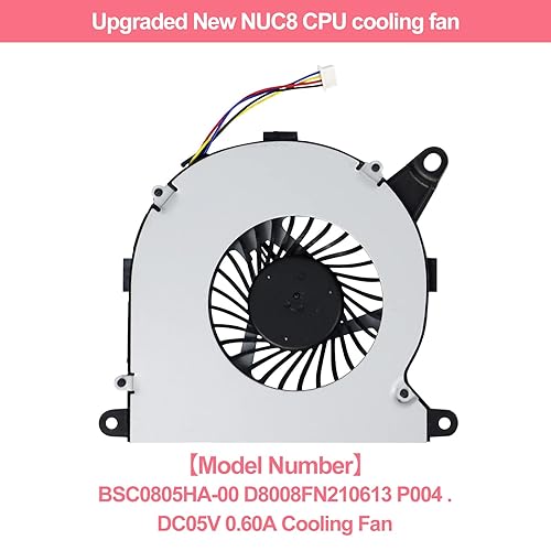 Miniatura 4 de LXun Ventilador de refrigeración de CPU NUC8 actualizado compatible con Intel NUC NUC8 NUC8i3BEH NUC8i5BEH NUC8i5bek NUC8i7BEH NUC8 I3I5I7 Mini PC