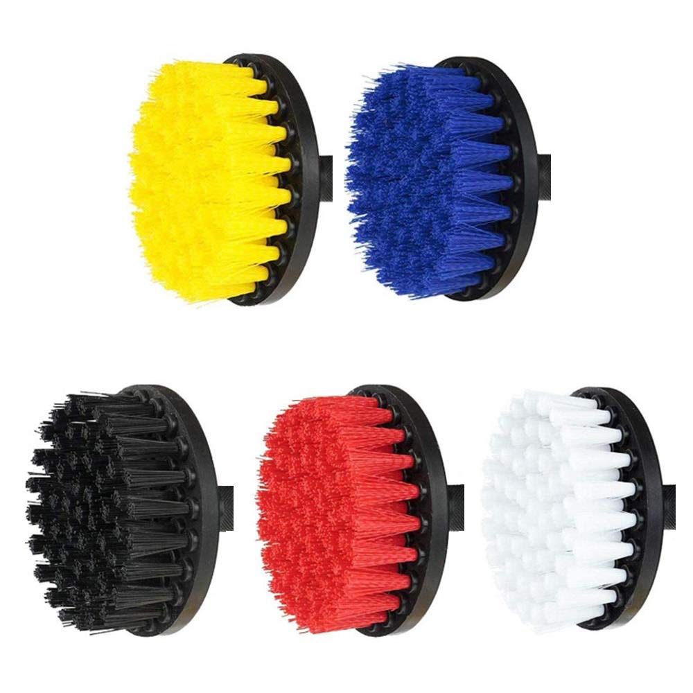 31 Pezzi Set di Spazzole per Trapano Elettrico Include Panno Pulito, Spugna per Strofinare, Spazzola Elettrica con Attacco Lungo ed Esteso Ruotabile, Pulizia Multiuso per