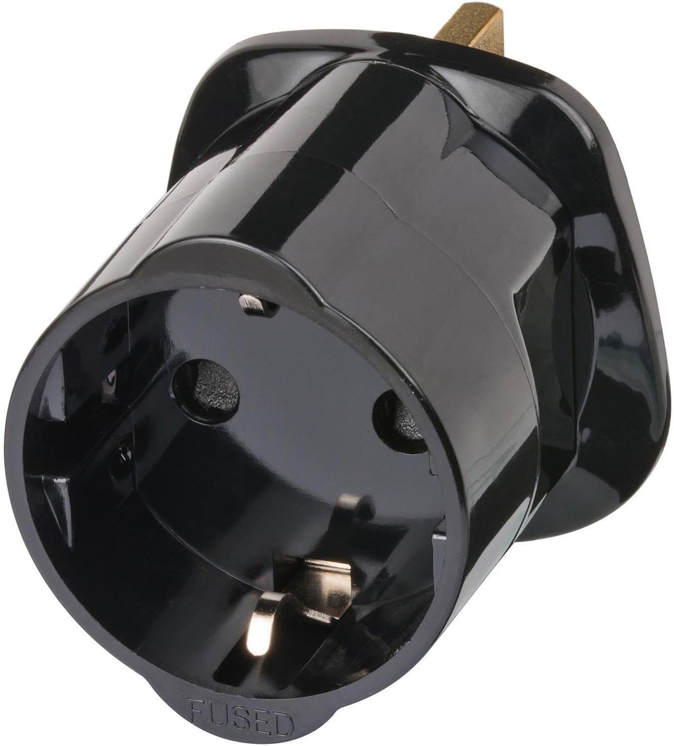 ShaniTechUK Visitors Travel Adapter European Schuko to UK