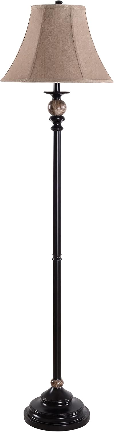 ❤ Crаzу Dеаlѕ Kenroy Home 20631ORB Plymouth Floor Lamps, Medium, Oil Rubbed Bronze with Marble Accents