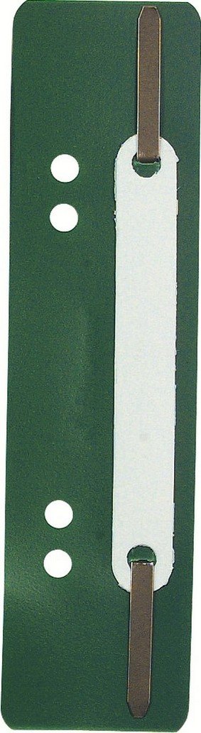 Exacompta - Ref 426005B - Fasteners for Punched Documents - 60mm & 80mm Perforations, Plastic - Suitable for Use With Ring Binders & Lever Arch Files - Green (Pack of 250)