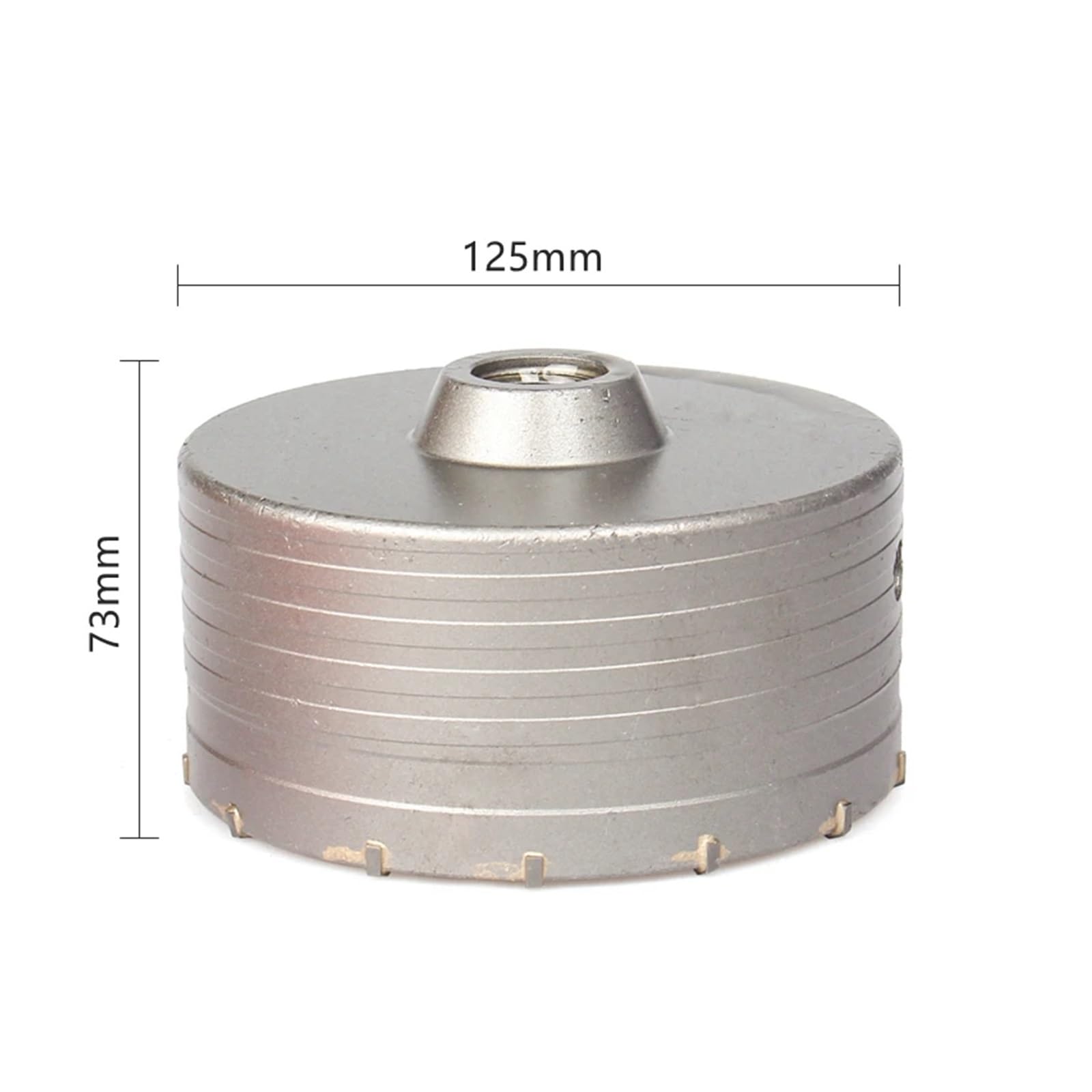110-500mm uchwyt SDS PLUS 30-160mm otwornica do betonu elektryczne wiertło drążone Bit cementowy kamień rura klimatyzacyjna(125mm)