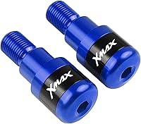 Vista 5 de Accesorios de motocicleta Xmax 7/8 pulgadas 0.866 in manillar empuñaduras de manillar tapa de extremo para Yamaha Xmax 125 250 300 400 2013-2021