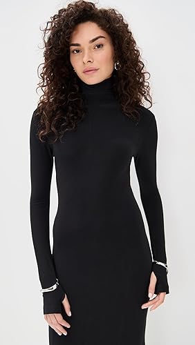 Miniatura 5 de Norma Kamali Vestido de manga larga con cola de pez de tortuga para mujer