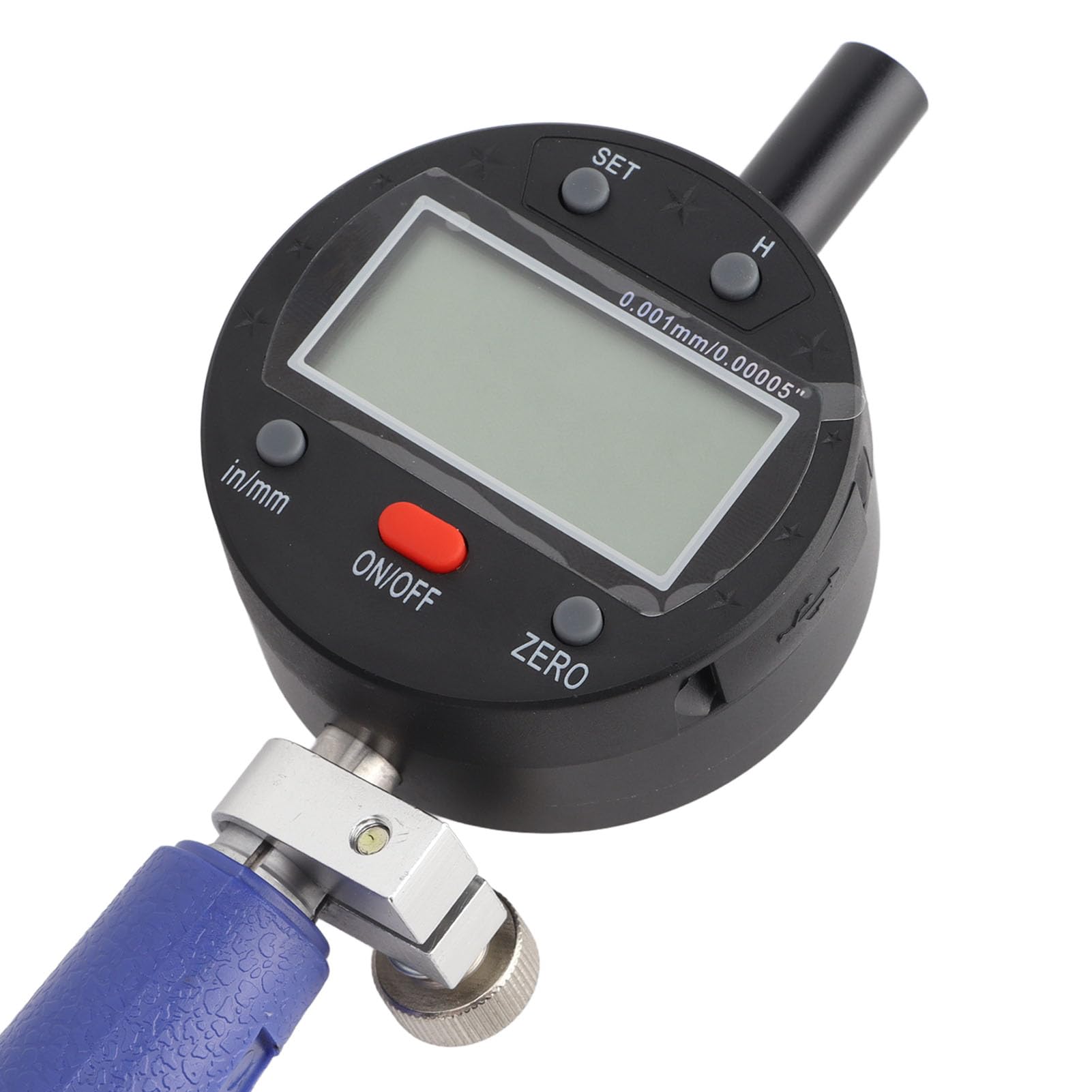 Juego de Indicadores de Esfera Digital, Herramienta de Medición de Alta Precisión para Mecanizar Diámetros Internos de Acero ABS de 50-160 Mm