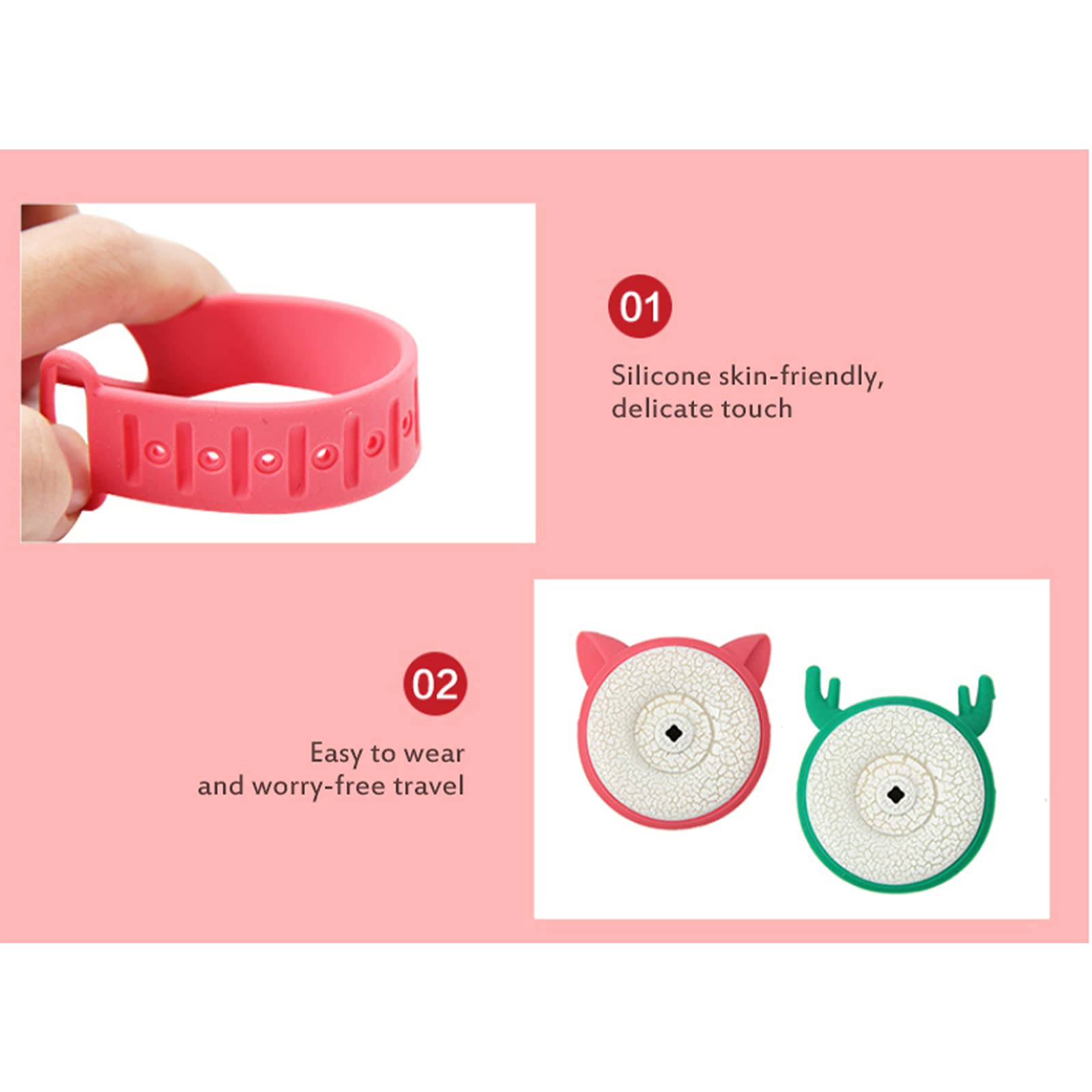 Bracelet Anti-moustiques Fermoir Anti-moustiques Autocollants Anti-moustiques Extérieurs