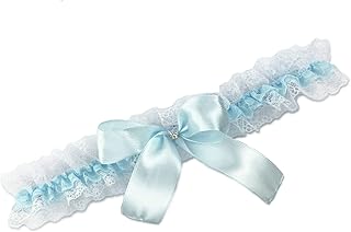 Braut-Strumpfband für Braut blaue Strumpfband Spitze Brautschmuck Hochzeitsstrumpfband Geschenetwas Blau