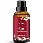 Rose Essential Oil, Esslux Aromatherapy Oils for Diffuser, Massage, Soap, Candle Making, Perfume, 30 ml