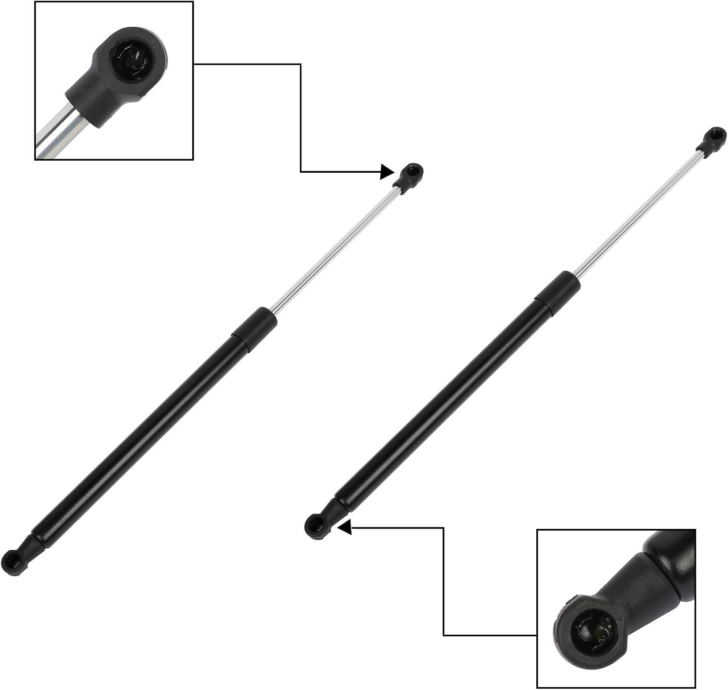 ECCPP Lift Support Replacement 2PCS Trunk Struts Gas Springs Fit for Ford Focus 1.0L 2015-2017,for Ford Focus 2.0L 2012-2017