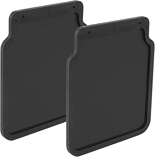 Schmutzfänger universal Gummi 23x20cm schwarz für Anhänger, Wohnwagen, Pkw (2)