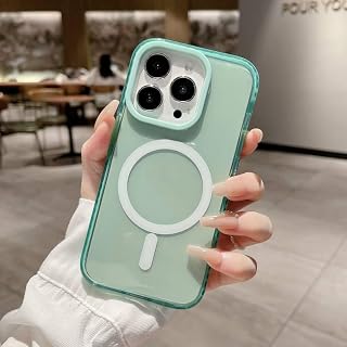 LVTFCO Estuche antidetonante de Lujo de Doble Color para iPhone 11 12 13 14 Pro MAX PC Transparente TPU Hybrid Armor Cover para iPhone14Pro, Verde, para iPhone 11 ProMax