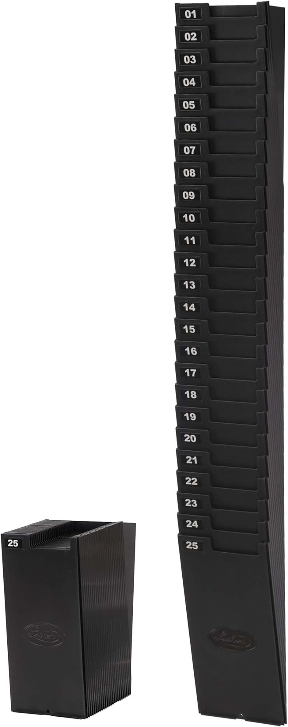 Lathem Time Expandable Time Card Rack, Black