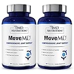 1MD Nutrition MoveMD - Joint Health Supplement - Doctor Formulated | with Collagen, Astaxanthin, and More | 30 Capsules (2-Pack)