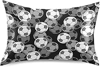 Vista 54 de Fundas de almohada de seda con estampado negro de camión monstruo para cabello y piel, suave, transpirable, suave, refrescante, funda de almohada