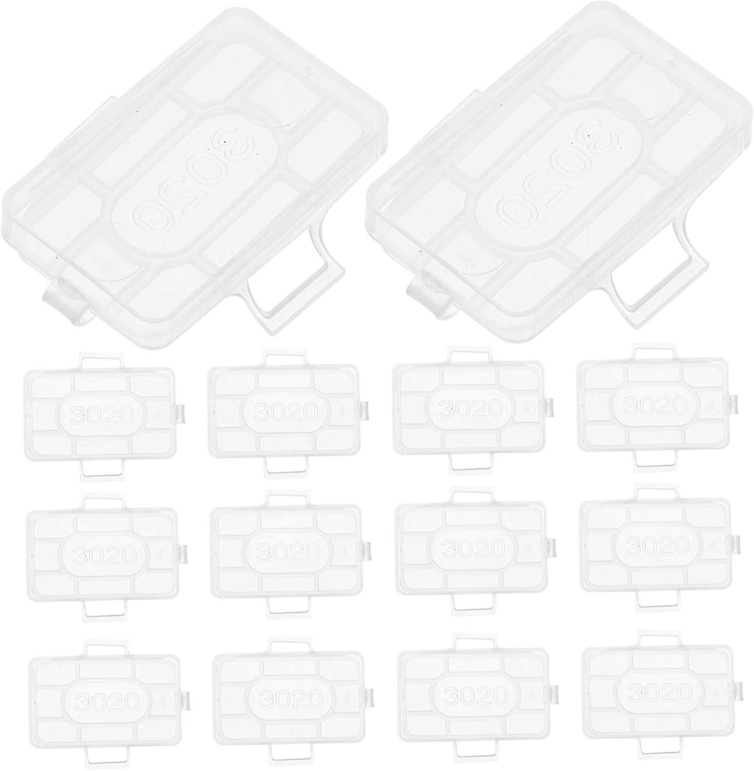 Cable Label Holder Identification Case 100pcs Plastic for Wire Labels