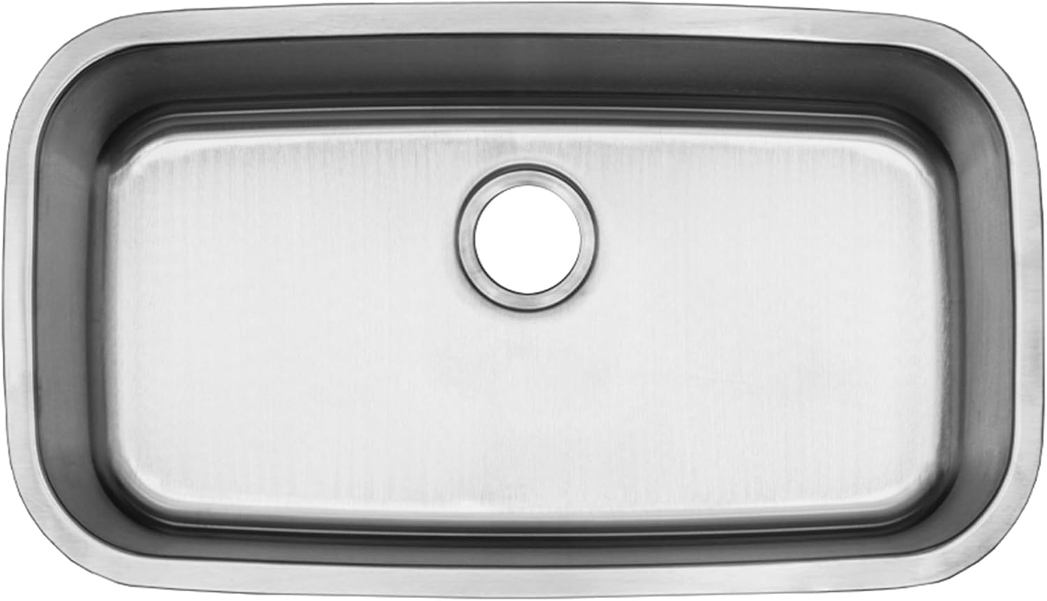 Strictly Sinks 32" Undermount Kitchen Sink–Stain Resistant Single Bowl Kitchen Sink - Undermount Sink with Sound Dampening Rubber Pads-Sink Only