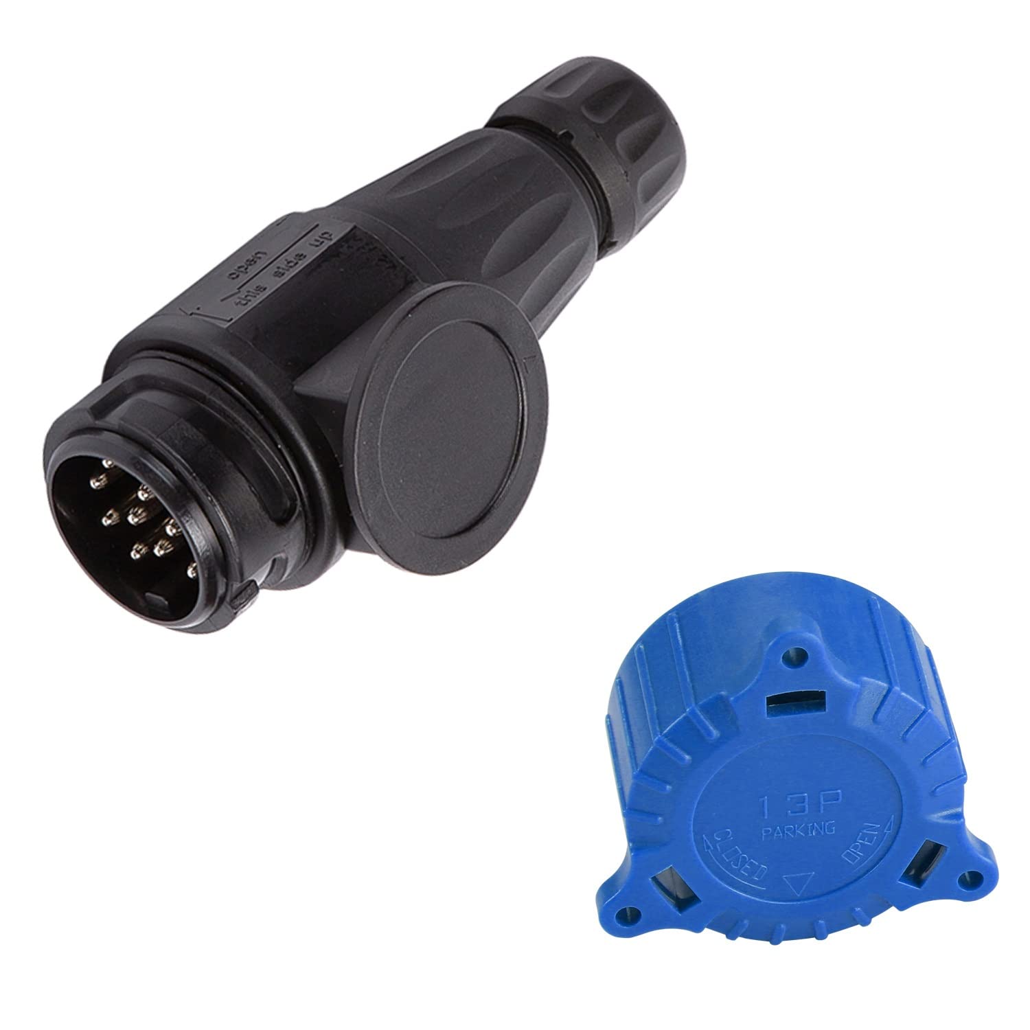 Adattatore Rimorchio 7 Pin A 13 Pin - Standard Europeo, Impermeabile, Per Auto E Caravan - Foto 3